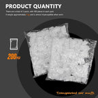 200Pcs Clear Disposable Ear Covers Waterproof Ear Covers Protectors for Hair Dye, Shower, Bathing Hair Dye Spa Salon Beauty Treatments