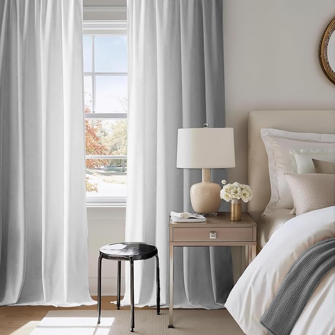 Grey and Grayish White Curtains - Image 6