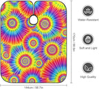 Unisex Unique Tie Dye Art Hair Styling Cape, Lightweight Salon Cape Apron for Home Stylists, Haircut Tools