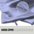 Silk Pillowcase for Hair and Skin,Soft,Breathable and Sliky 100% Queen Silk Pillow Case Set of 2,Both Sides Natural Mulberry Silk Pillowcases with Hidden Zipper(Queen Size 20"X 30",2pcs)