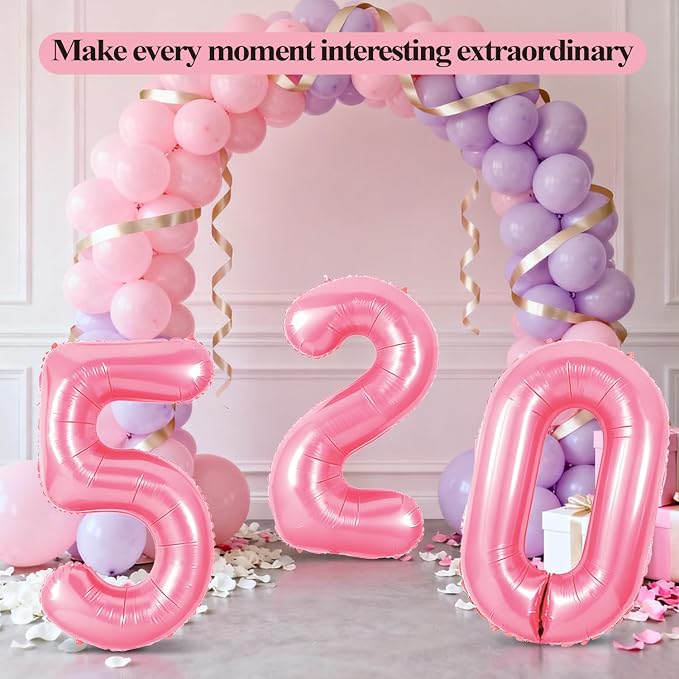 Number 72 Balloons for 72nd Birthday Party Decorations, 0-100 Large No.72 - Image 6