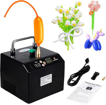 Lagenda Electric Air Balloon Pump, B231 Balloon Blower Machine w/Timing Function by PIAOCAIYIN