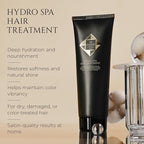 HADAT Hydro Spa Hair Treatment – Professional Hair Mask for Deep Moisturizing Repair and Shine – Macadamia Oil – Salon Quality for Dry Damaged Color-Treated Hair – Israeli Haircare (8.45 Fl Oz)