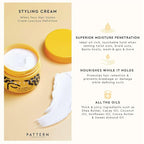PATTERN Beauty by Tracee Ellis Ross Mini Styling Cream 3 fl oz - Definition and Hydration for Curly & Coily Hair
