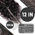 Real Human Hair Topper for Thinning Hair Women Clip in Straight Hairpiece Silk Base Natural Black 12 in