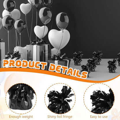 16 Pack Black Balloon Weights Metallic Holder Anchors Balloon Holder Weights - Image 3