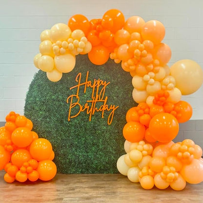 Orange Balloons 12 inch, Birthday Party Decorations - Image 4