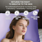 Tyfitb Satin Pillowcase Set for Hair & Skin Care – Cooling, Hypoallergenic, Anti-Frizz, Wrinkle-Free – Soft, Luxurious Pillowcases with Envelope Closure – 2-Pack, King Size 20x36, Gift-Ready
