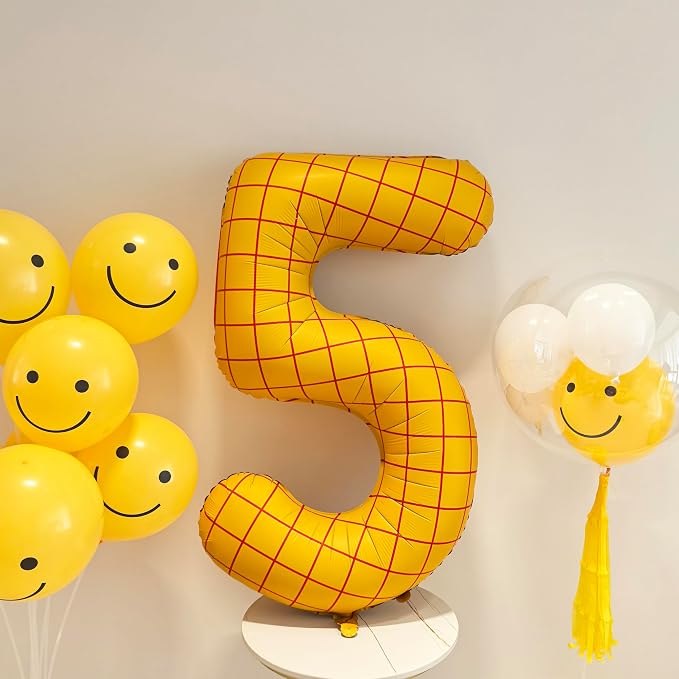 40" Matte Yellow Balloons Toy Inspired Story Theme party Supplies Digital 5 | - Image 4