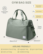 Gym Bag Womens,Travel Duffel Carry on Bag Sport Tote Bag Weekend Overnight Bag