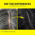 SEVICH Hair Color Stick For Gray Roots - Instantly Cover Grey Hair Dye Comb,Waterproof And Sweatproof, Four Toothed Comb Design, For Carrying Around,8ml(Black)