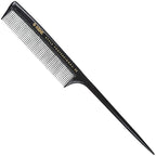 Kent SPC82 Fine Tooth Salon-Style Dressing Comb - Professional Barber Haircut Comb for Styling and Teasing - Quality Barber Supplies - Saw-cut Handmade in England