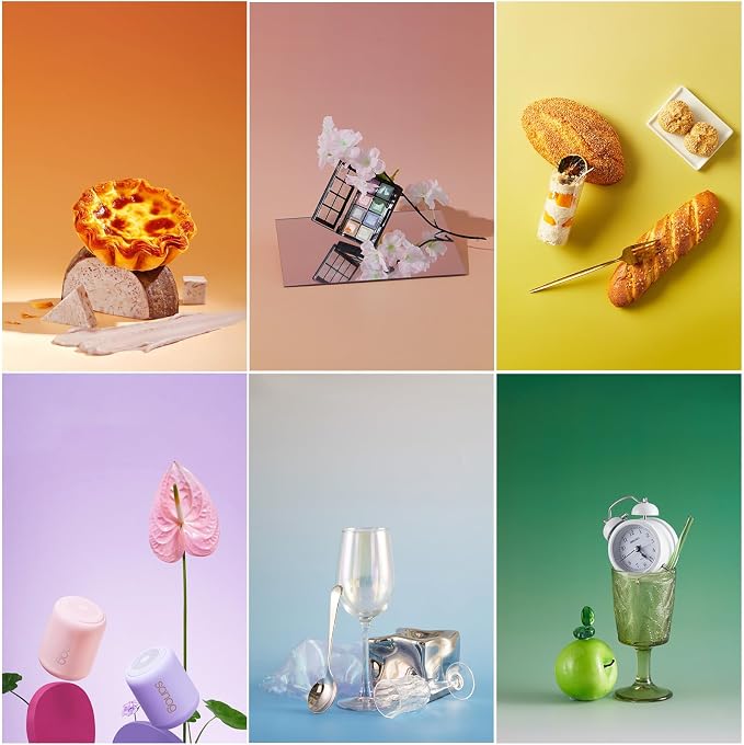 Yoocheese Photo Backdrop for Product Photography: 6pcs/12color Paper Background - Image 3