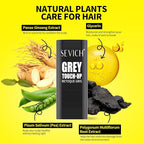 SEVICH Hair Color Stick For Gray Roots - Instantly Cover Grey Hair Dye Comb,Waterproof And Sweatproof, Four Toothed Comb Design, For Carrying Around,8ml(Black)