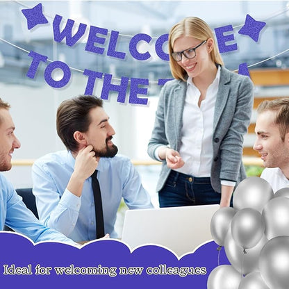 Blue Pre-Introduction Welcome Banner to Join the Team, Welcome Gifts - Image 4