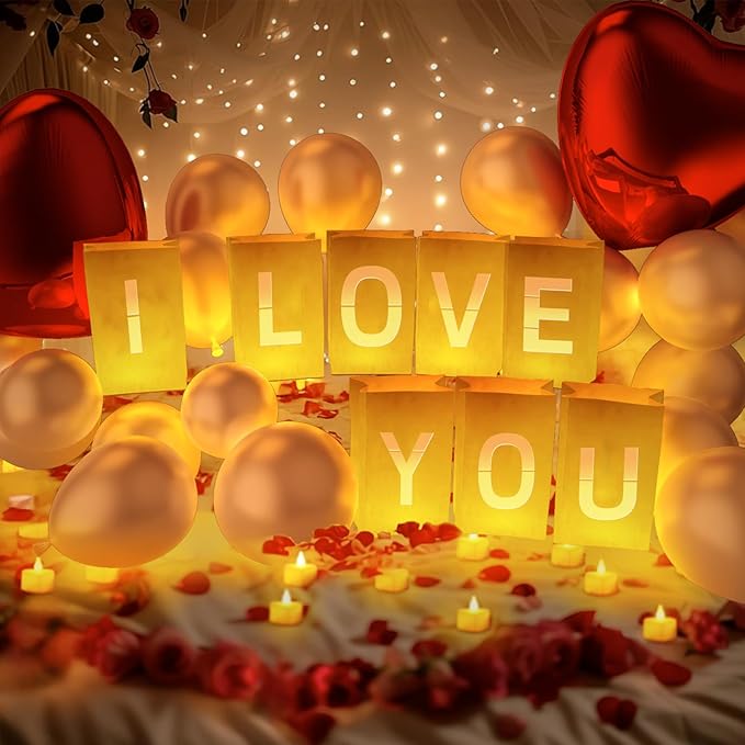 I Love You Light Up Letters, by Peledic