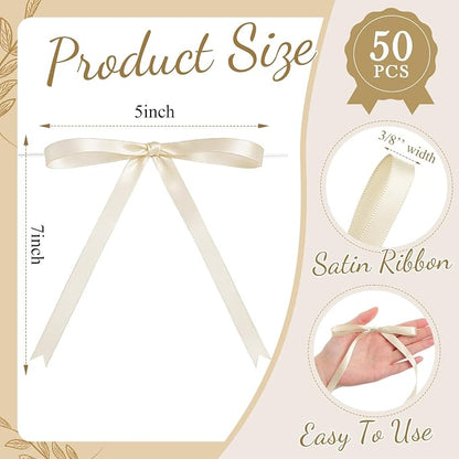 Riceshoot Ivory Bows - Image 3