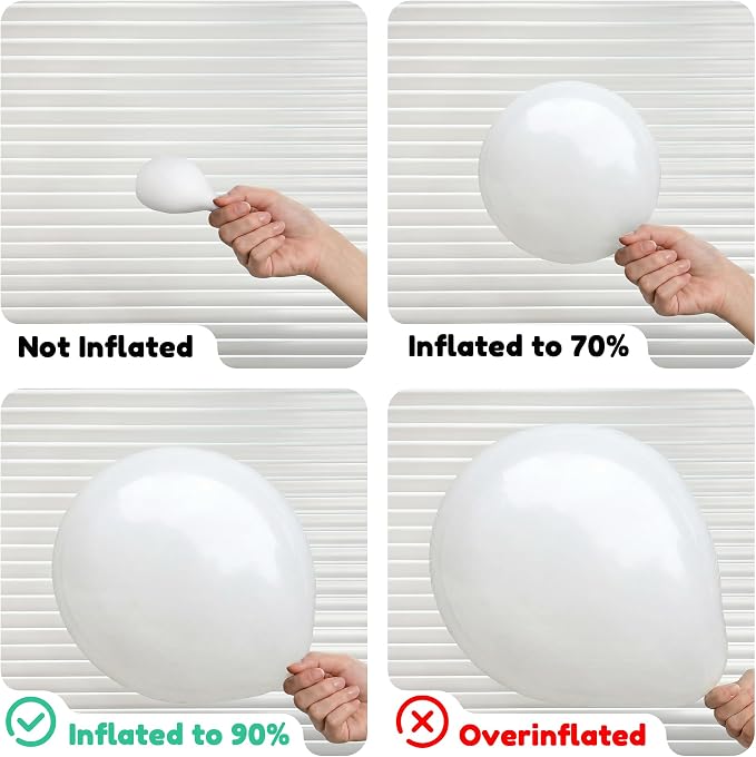 White Gold Balloons, Baby Shower, Anniversary, Graduation, Wedding Party - Image 6