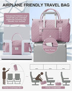 Gym Bag Womens,Travel Duffel Carry on Bag Sport Tote Bag Weekend Overnight Bag