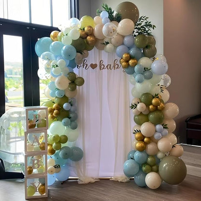 Sage Green and Blue Balloons - Image 6
