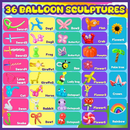 160PCS Balloon Animal Balloons Kit - Image 2