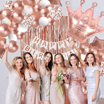 Rose Gold Birthday Party Decorations - Image 3