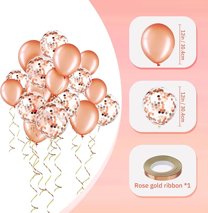 56 Pcs Balloon and Balloon Weights, 50 Pieces Balloons Decorative Birthday - Image 2