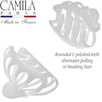 Camila Paris CP3632 French Octopus Hair Clip, Large Hair Clips for Thick Hair, Big Hair Claw Clip for Long Hair, Durable Girls Hair Clips for Women for Wavy Hair, Strong No-Slip Grip. Made in France