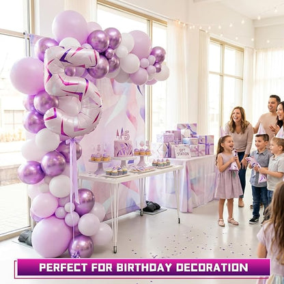 40 Inches Pink Number 5 Balloon - Image 5
