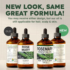 KUKKA Rosemary Essential Oils - 4 Fl Oz - for Hair, Skin, Diffuser, Aromatherapy & DIY Soap Making Scent