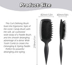 Candy Brush Curl Defining Hair Brush for Effortlessly Detangling Shaping and Styling Curls, Curl Brushes with EdgeLift for All Wet or Dry Hair Types for Women and Girl, Reduce Pulling and Frizzing