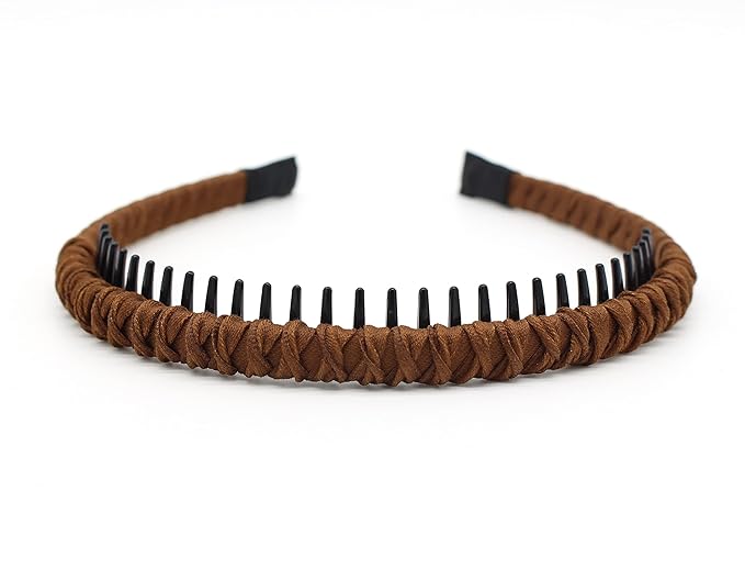 Women's Fashion Headbands Hair Accessories for Women Non-slip Braided hair bands Comfy tooth comb Hair Hoop (4 color)