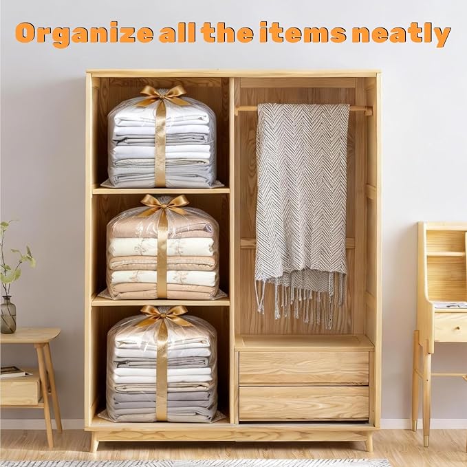 35.43×47.24 Inch 5 Pack Luggage Cover Heavy-duty | Thick Plastic Clear Storage - Image 7