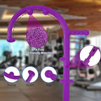 Massage Trigger Point Cane, Muscle Release Tool Self Massage Hook Cane, Handheld Back, Neck, Shoulder, Leg and Feet Massager Rod, Body Deep Tissue Gifts for Men & Women, Purple