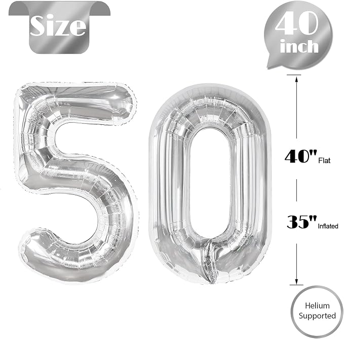 Sliver 50 Balloon - Image 5