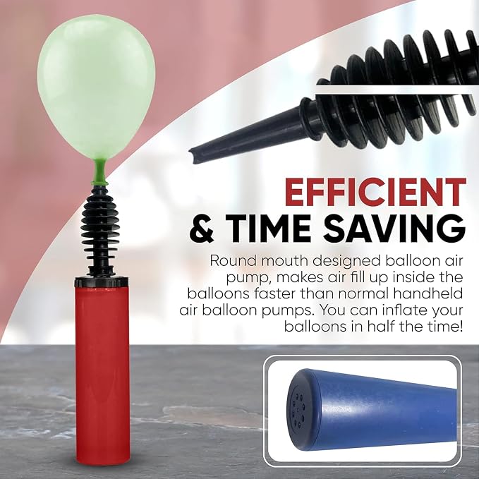 Balloon Pump, Inflator for Balloons, Toy Blower, Foil and Confetti Professional - Image 7