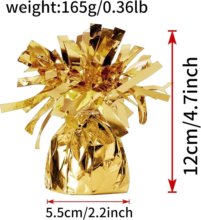 Balloon Weights Gold 2Pcs | Perfect - Image 3