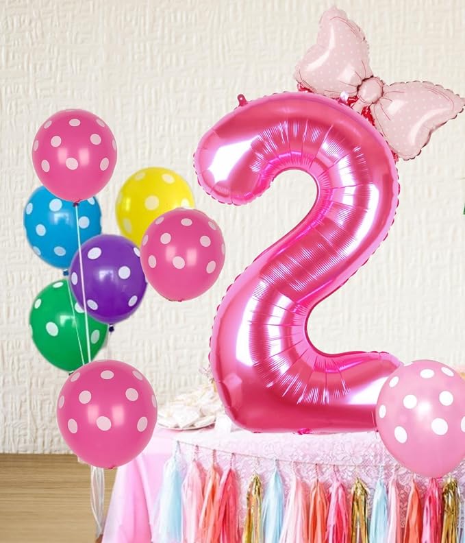 40 inch Pink Number 2 Balloon - Image 2