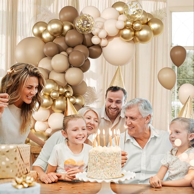 147pcs Brown Balloon Arch Garland Kit - Image 6
