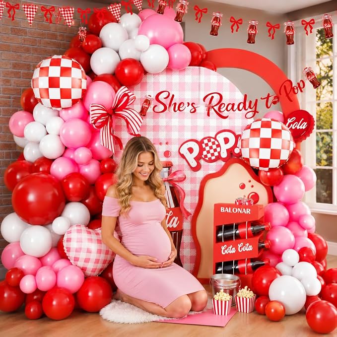 She's Ready to Pop Balloon Arch Kit, Soda Pop - Image 5