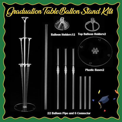 Jenaai Green and Gold 27 Pcs 2026 Graduation Balloon Centerpiece - Image 5