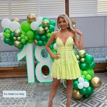 Green Balloons Dark Green Balloon Set - Image 3