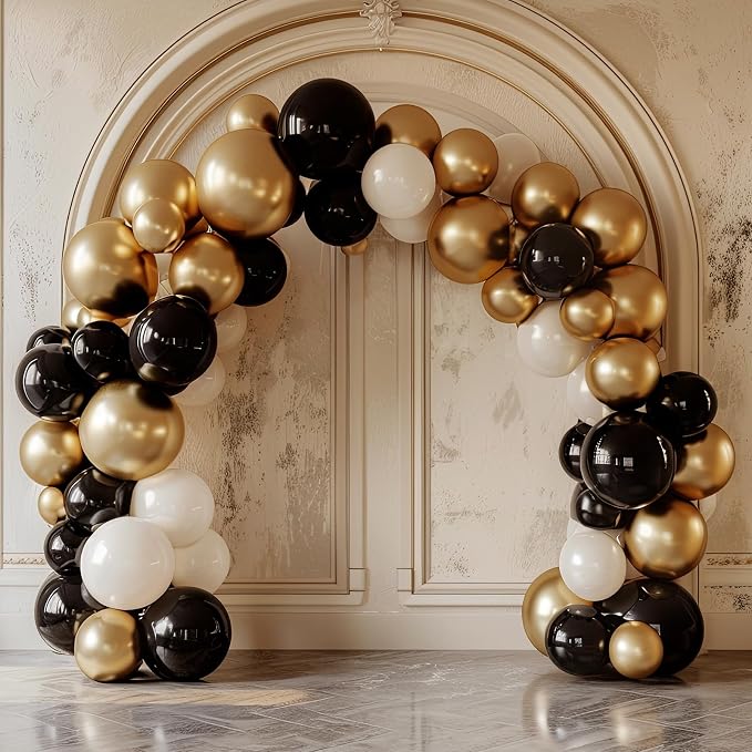 RUBFAC Black Balloons, 2026 International Football Game Decor, Graduation - Image 6