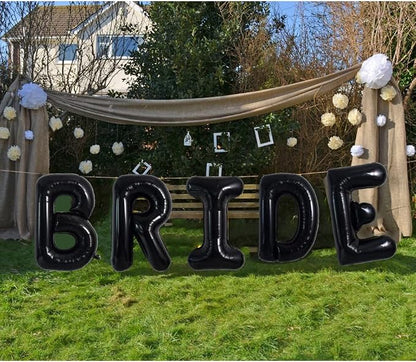 TONIFUL 40 Inch Large Black E Letter Balloon - Image 4