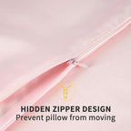 ZIMASILK 100% Pure Mulberry Silk Pillowcase for Hair and Skin Health,Soft and Smooth,Both Sides Premium Grade 6A Silk,600 Thread Count,with Hidden Zipper,1pc (Queen 20''x30'',Pink)