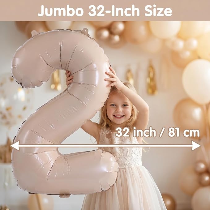 YPSelected 32 Inch Large Foil Helium Number Balloon Birthday Wedding Party 0-9 - Image 5