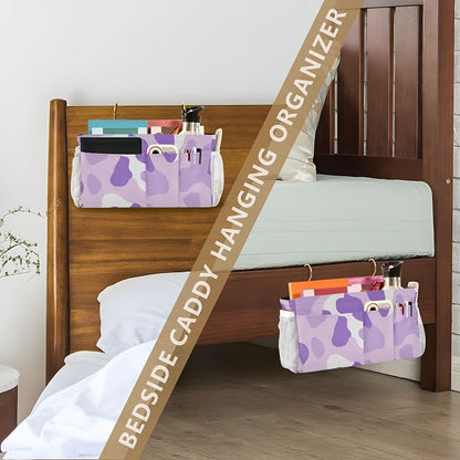 Bedside Caddy Metal Frame Hanging Organizer Bunk Bed Dorm Accessories Hook And - Image 7