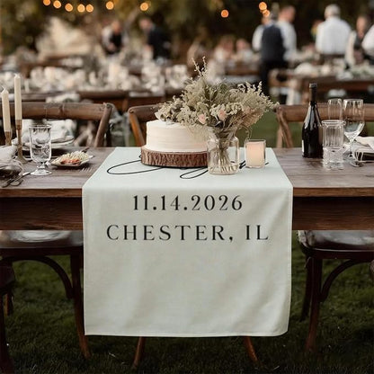 Floral Wreath Wedding Welcome Tapestry, Custom Initials Monogram - Image 6
