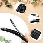 Rhinestone and Crystal Hair Clips 2-Pack, Sparkly Barrettes & Elegant Bling Accessories for Women & Girls(Set19)