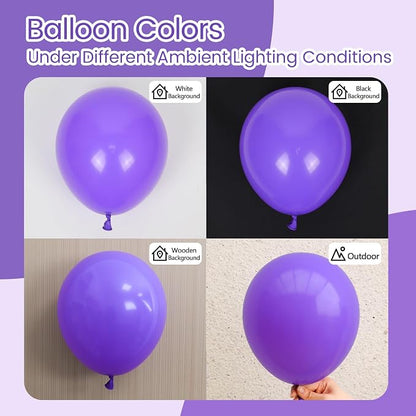 Purple Balloons 12 inch, Baby Shower, Birthday Party Decorations - Image 4